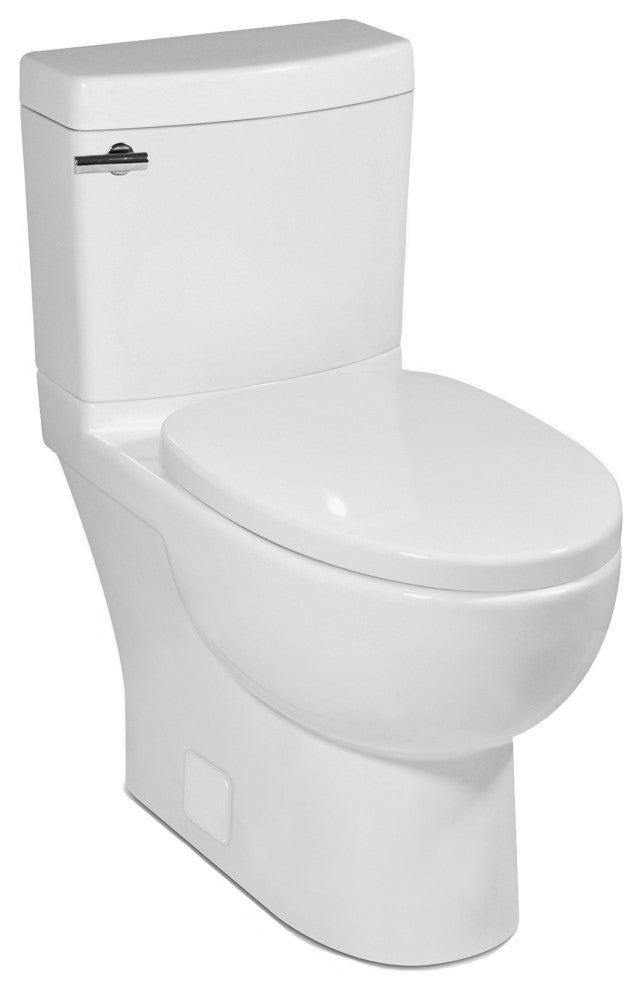 Malibu II 2P Toilet, White, 12" Rough-in
