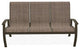 Belle Isle Sling 3-Seat Outdoor Sofa, Augustine Fennel/Beachwood
