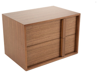 Nova Domus Berlin Modern Walnut Nightstand