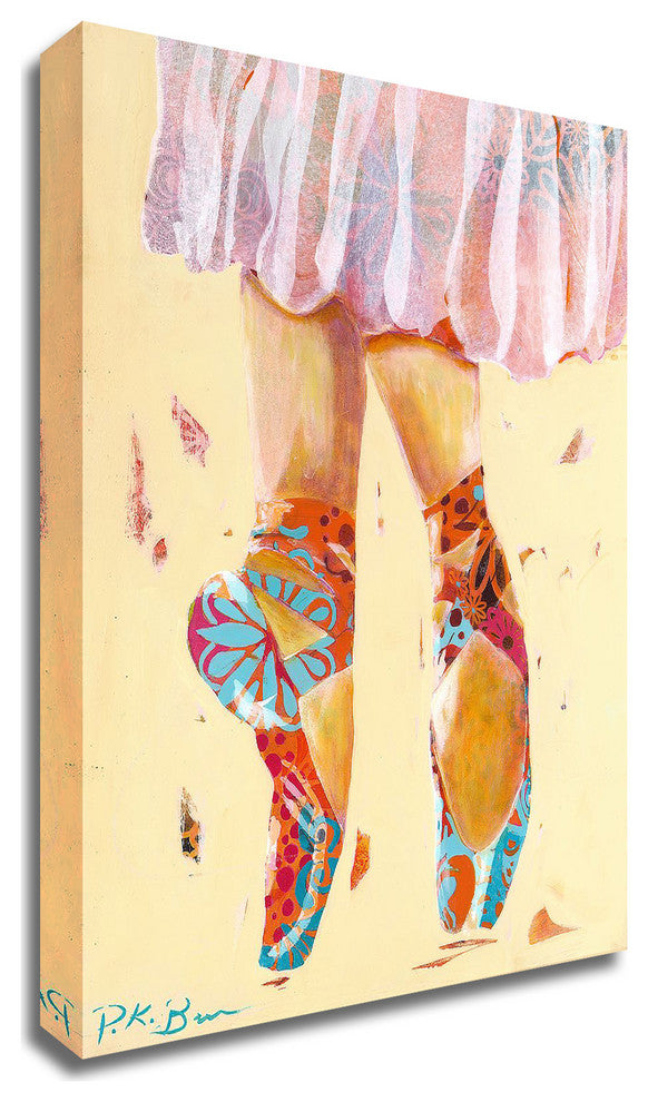 Ballet Slippers by Pamela K. Beer, Print on Canvas, 24"x30"