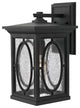 Hinkley Randolph Medium Wall Mount Lantern, Black