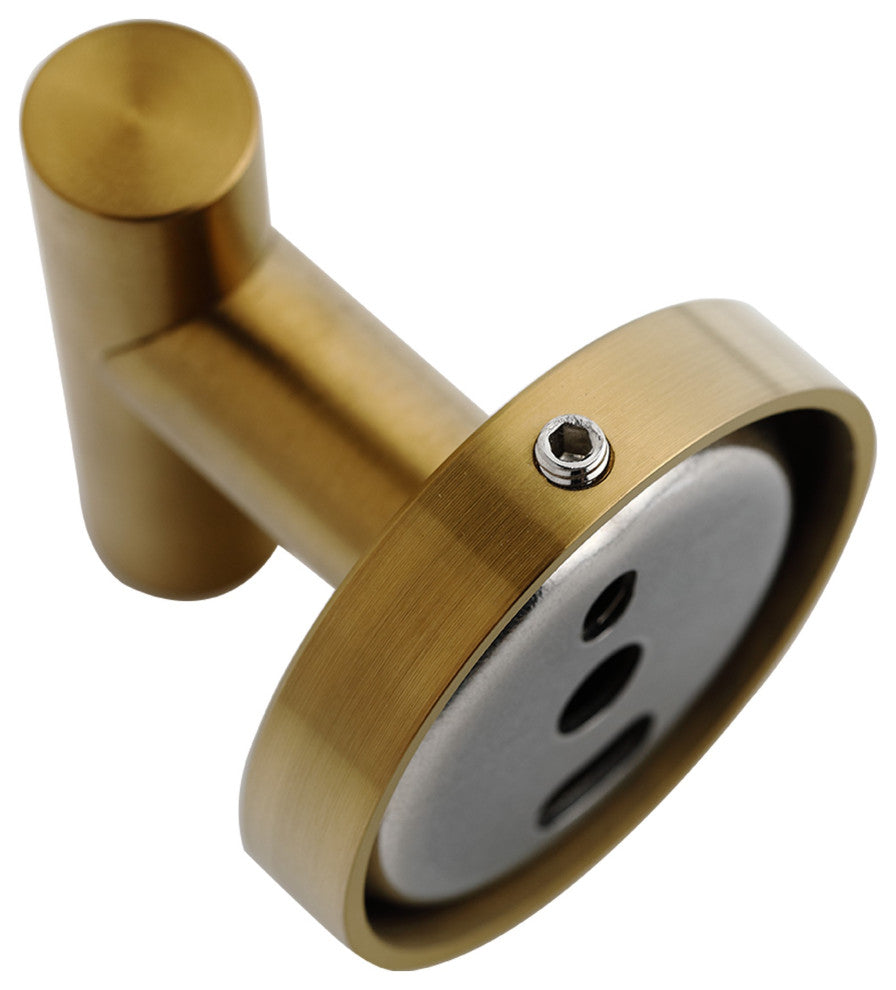 Elizabeth J-Hook Robe Hook in Brass Gold (Set of 2)