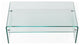 GDF Studio Classon Glass Rectangle Coffee Table With Shelf