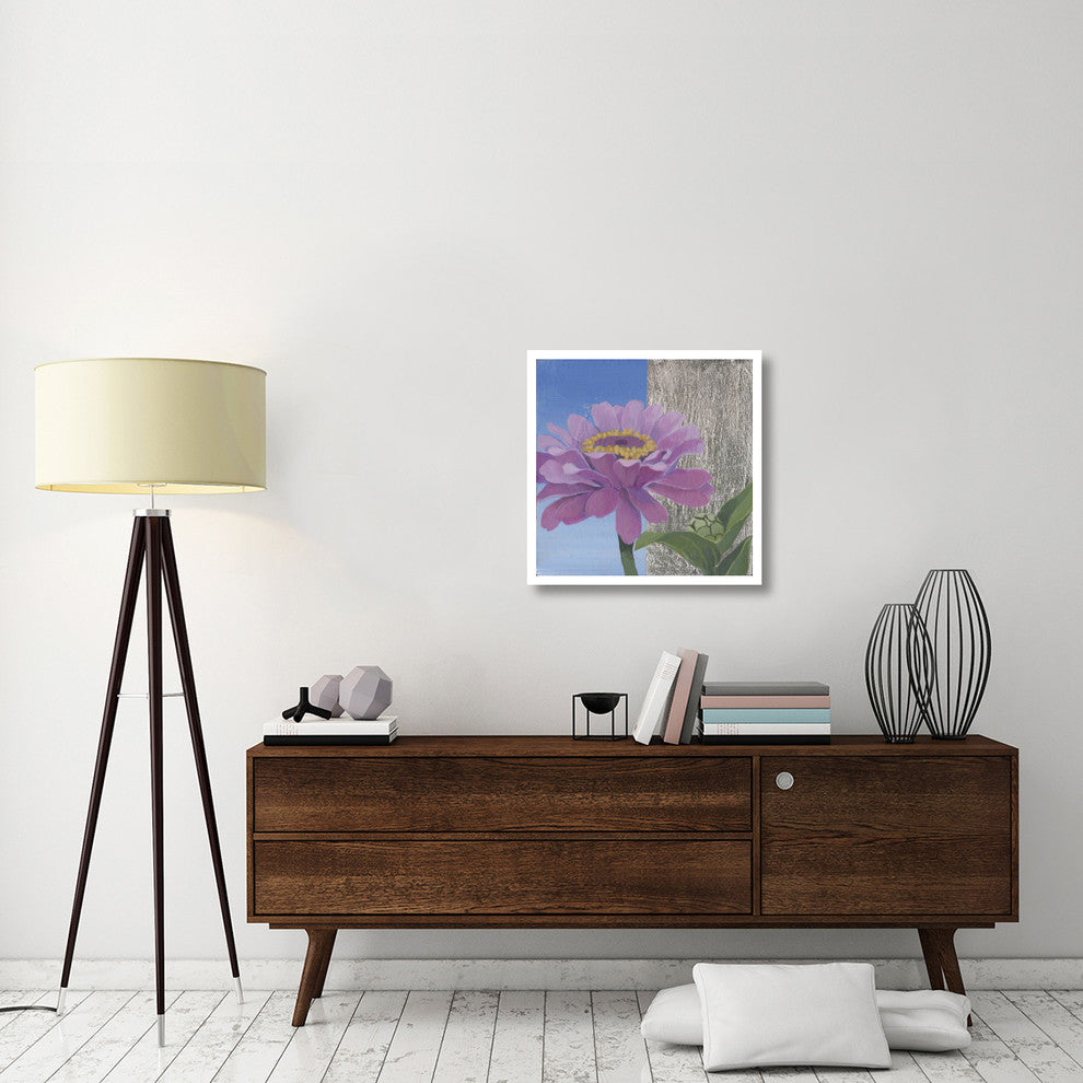 "Zinnia Pink" Digital Paper Print by Kathrine Lovell, 26"x26"