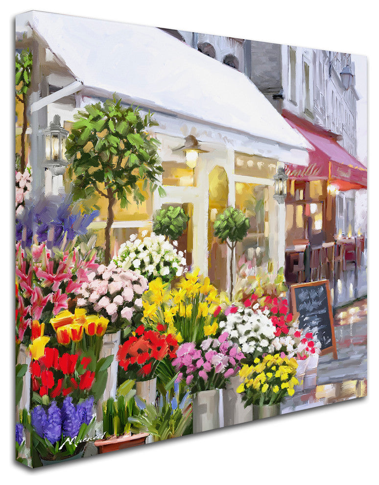 The Macneil Studio 'Flower Shop' Canvas Art, 35"x35"
