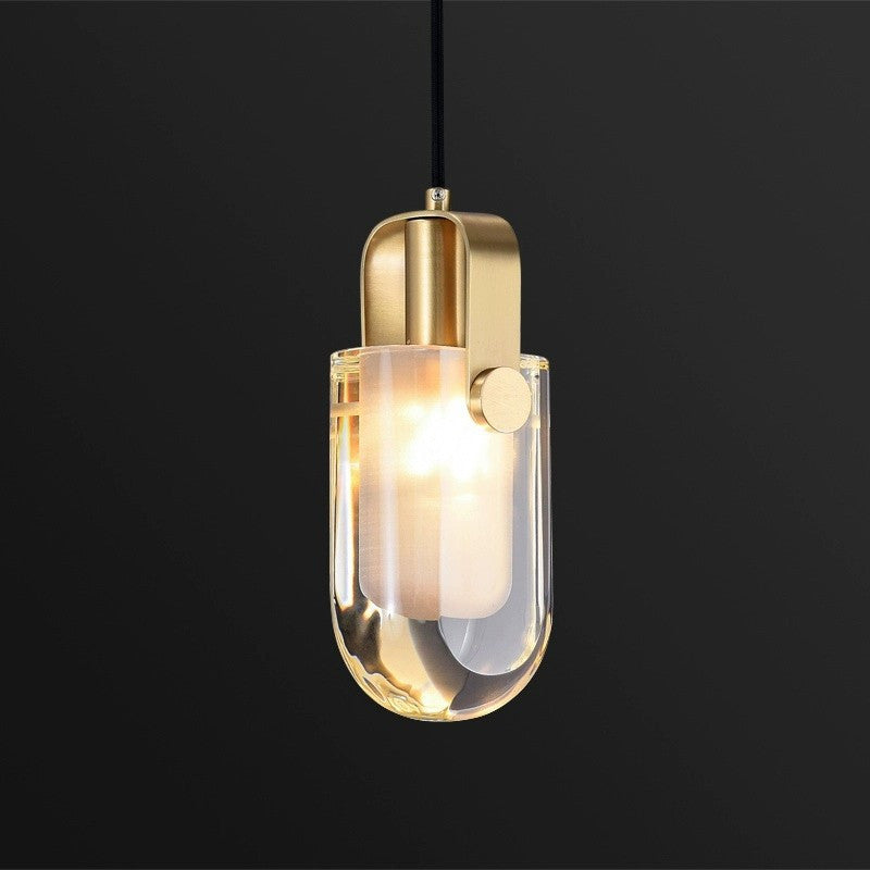 MIRODEMIÂ® Toirano | Postmodern Crystal LED Chandelier For Bedroom, Warm Light
