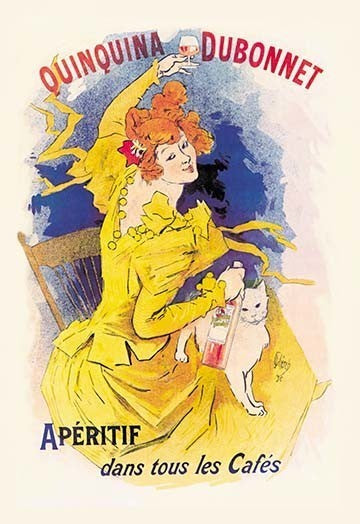 Quinquina Dubonnet Apertif #1 - Canvas Poster 20" x 30"