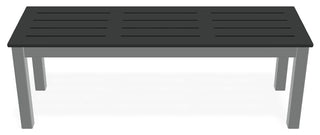 Bazza Outdoor Bench, Graphite