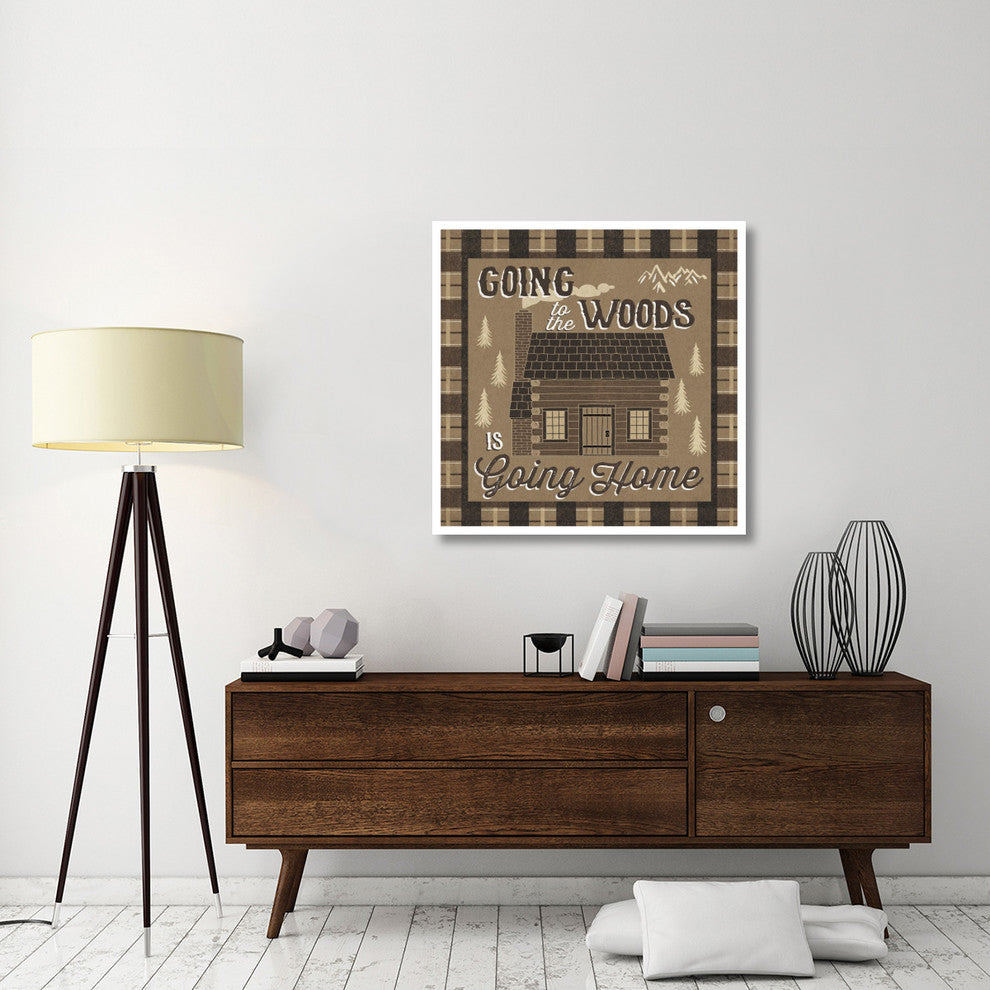 "The Great Outdoors I" Digital Paper Print by Laura Marshall, 38"x38"