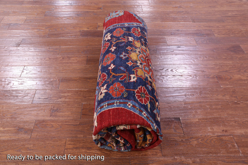 Handmade Persian Fine Serapi Wool Rug 9' 10" X 13' 4" - Q12632