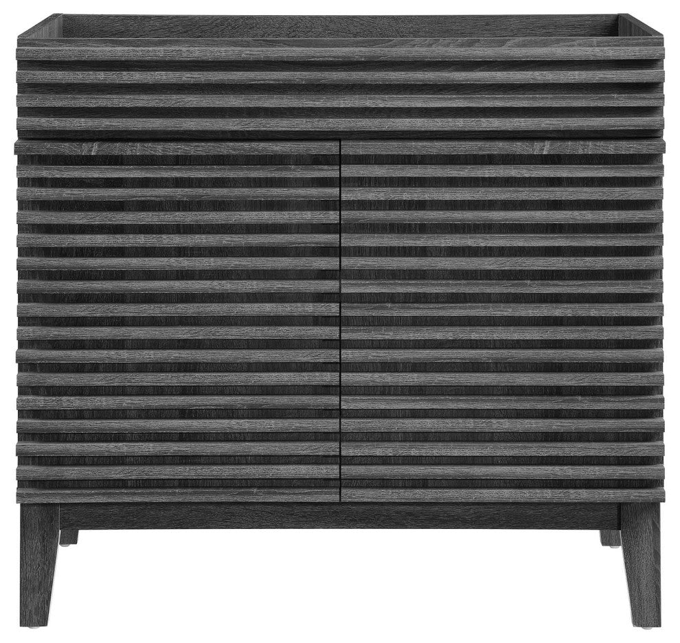 Render 36" Bathroom Vanity Cabinet, Charcoal
