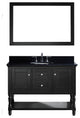 Virtu Julianna 48" Single Bathroom Vanity, Espresso, With Faucet