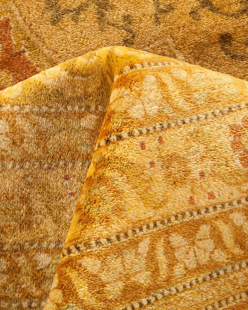 Mogul, One-of-a-Kind Hand-Knotted Area Rug Brown, 12'0"x17'8"