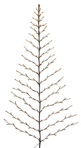 Tree-shaped Wall Hanging With LED Lights and Pliable Branches