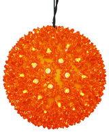 100Lt X 7.5" Led Orange Starlight Sphere