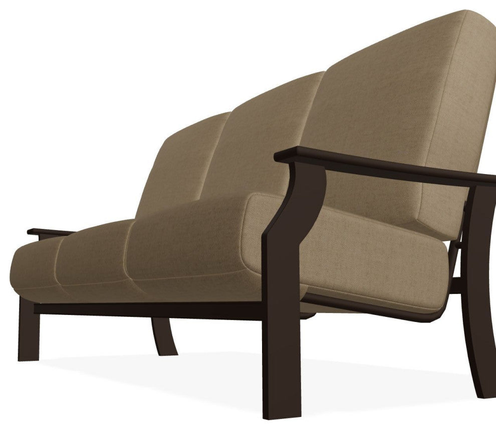 St. Catherine Deep Seat 3-Seat Outdoor Sofa, Wren/Kona