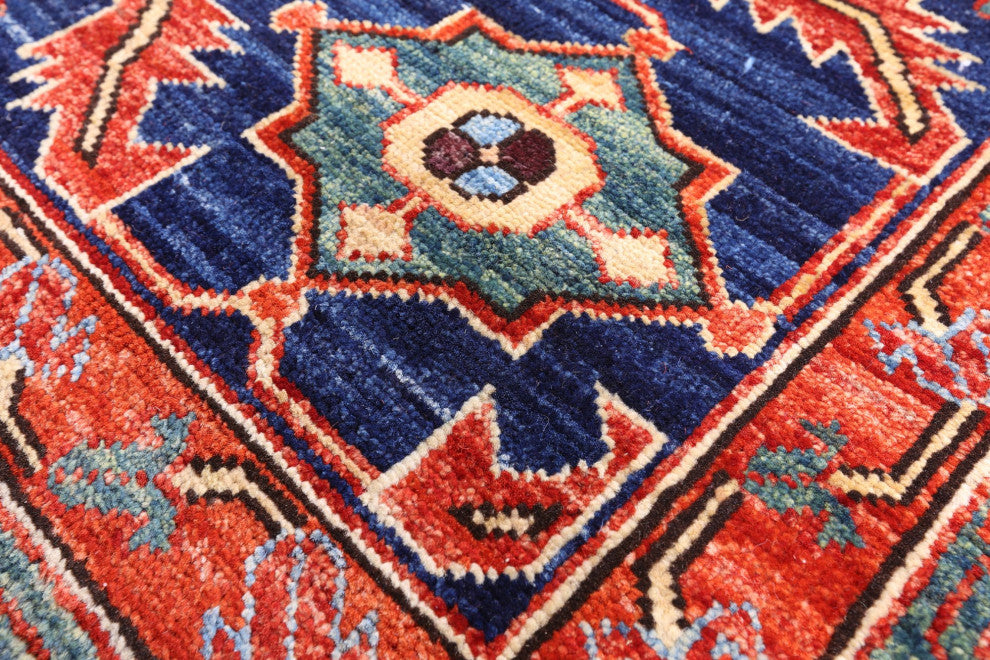 Persian Fine Serapi Hand Knotted Wool Rug 9' 9" X 13' 7" - Q12432