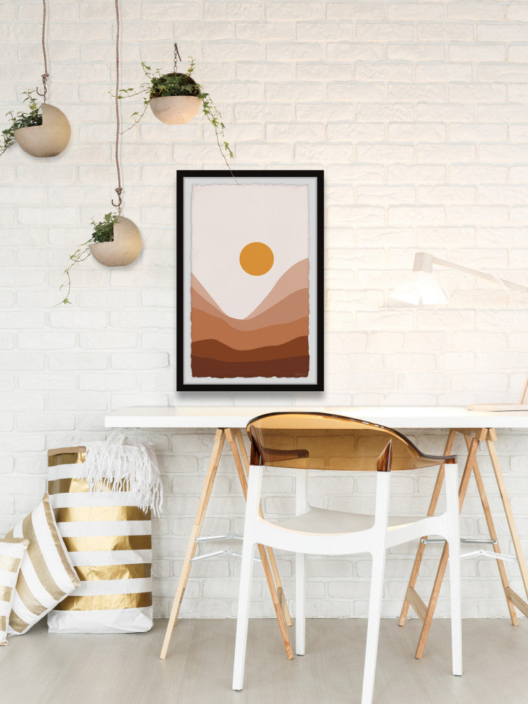 "Valley of the Sun" Framed Painting Print, 12x18