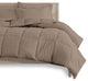 Bare Home 7-Piece Full & Full XL Bed-in-a-Bag, Taupe, Taupe, Full Xl