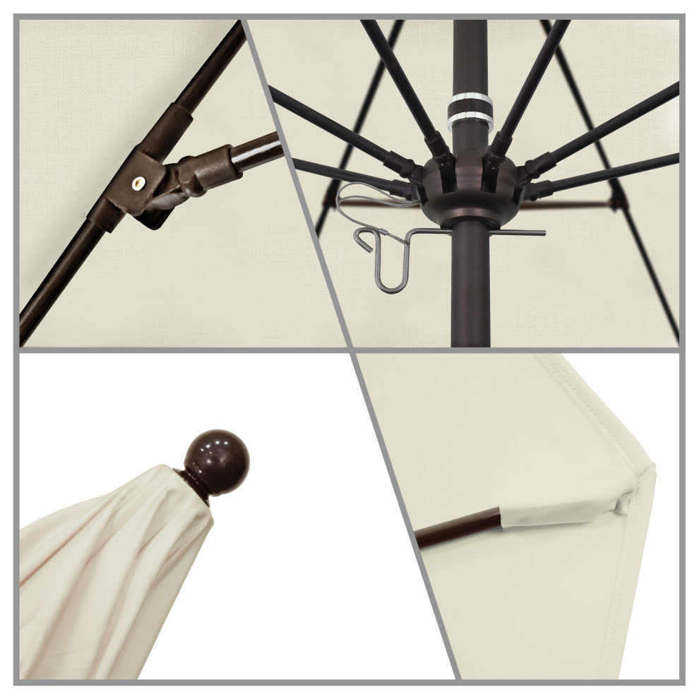 Fiberglass Umbrella Bronze, Canvas