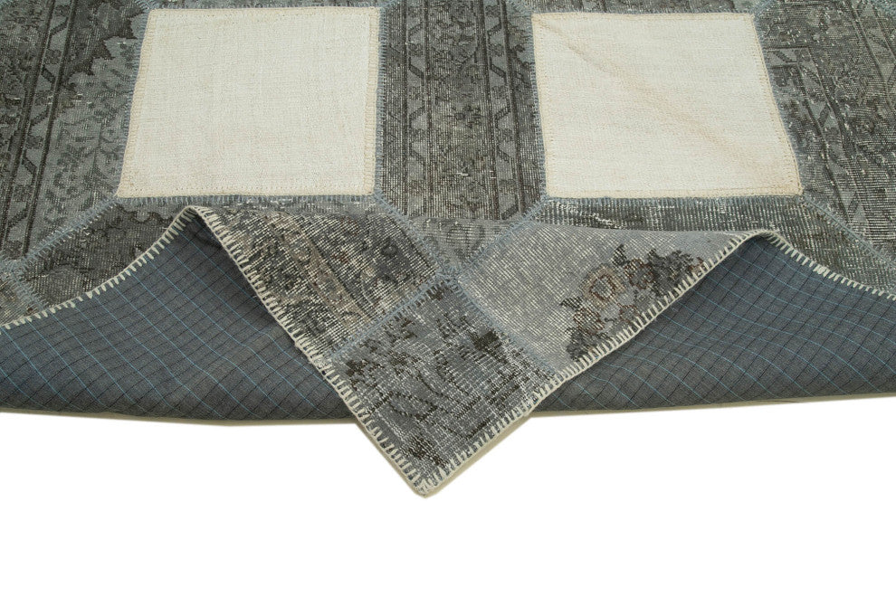 Rug N Carpet - Hand-Knotted Anatolian 8' 3" x 11' 7" Antique Patchwork Area Rug