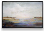"Whispering Reverie" - A Serene Coastal Scene for Sophisticated Interiors