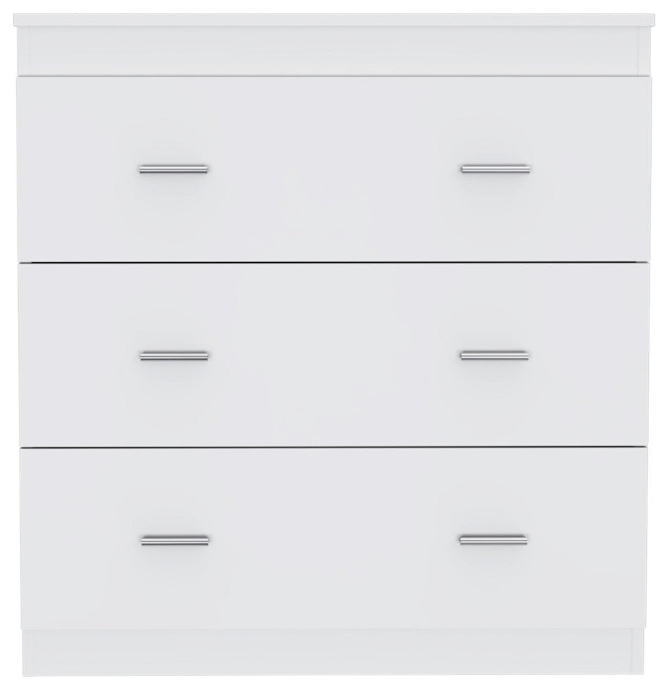 Dove Three Drawers, White