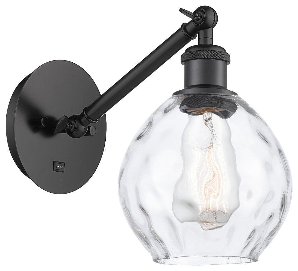 Innovations 317-1W-BK-G362 1-Light Sconce, Matte Black