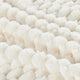 Textured Faux Fur Throw Blanket, Jacquard Hexagon
