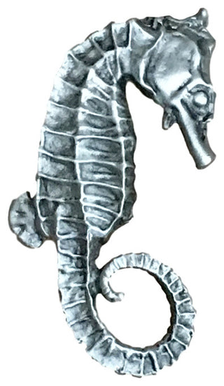 Sea Horse Knob, Satin, Right