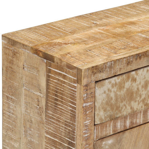 vidaXL Sideboard Buffet Storage Side Cabinet for Living Room Solid Wood Mango