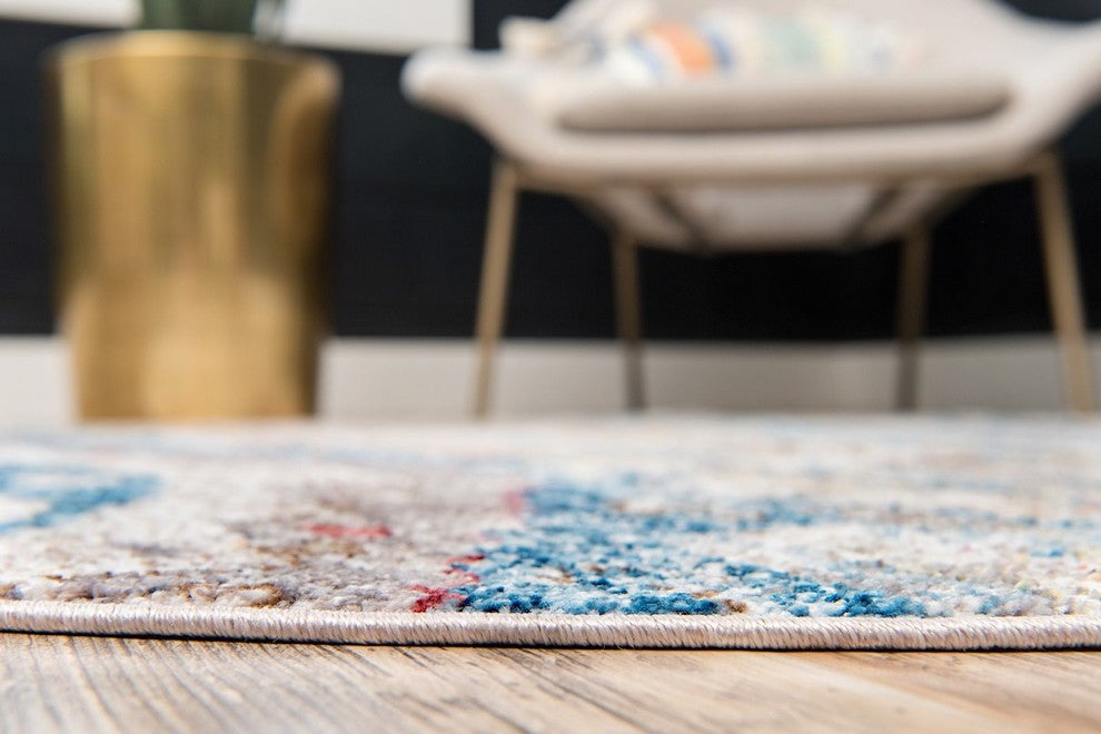 Southwestern/Lodge Boheme 2'7"x8'2" Runner Seamist Area Rug