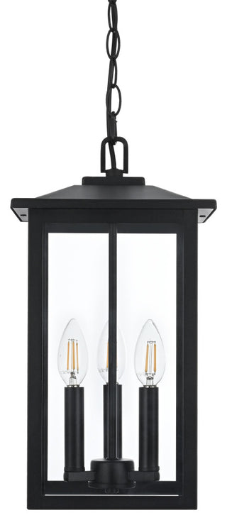 Home Living 9" Outdoor Pendant, Black