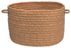Colonial Mills Basket Solid Fabric Basket Rust Round