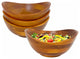 4-Piece Individual Wood Salad Bowl Set