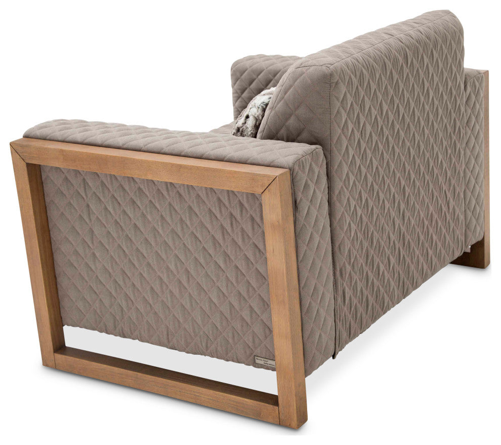 Hudson Ferry Chair and a Half, Slate Gray/Driftwood