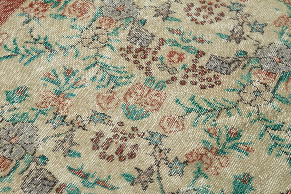 Rug N Carpet - Handwoven Oriental 3' 10" x 8' 3" One-of-a-Kind Small Area Rug