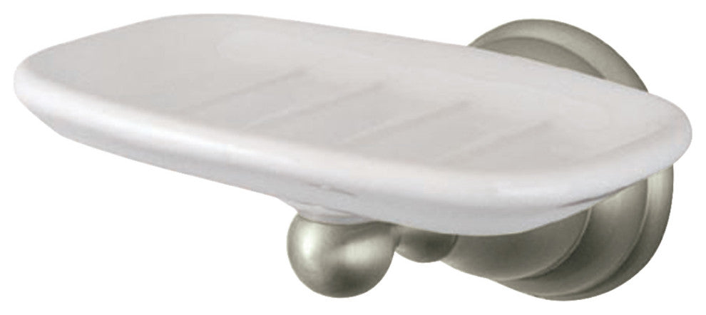 Kingston Brass Wall-Mount Soap Dish Holder, Brushed Nickel