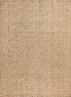 Hira Hand Woven Diamond Chunky Jute Natural  8' x 10' Area Rug