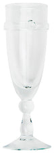 Charlotte Hand-Blown Champagne Flute Glasses, Set of 6