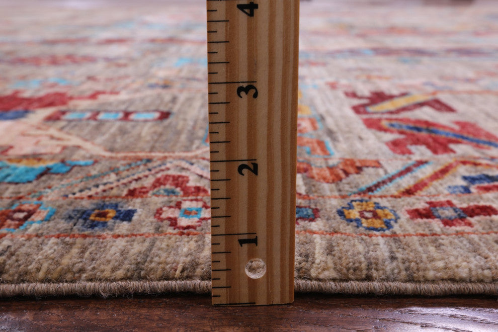 8' 10" X 12' 2" Hand-Knotted Tribal Fine Serapi Rug - Q12144