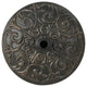 GDF Studio Sade Outdoor 60lb Concrete Circular Umbrella Base, Hammered Copper