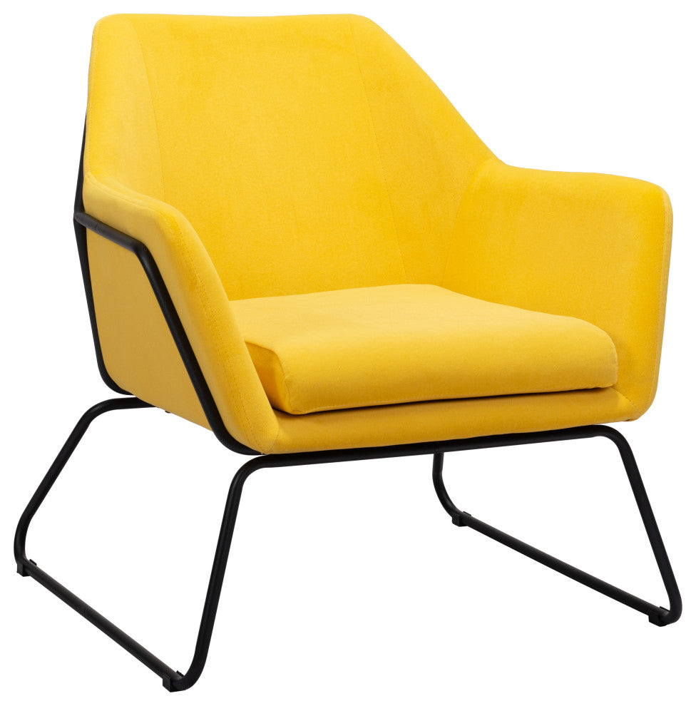 Jose Accent Chair Yellow