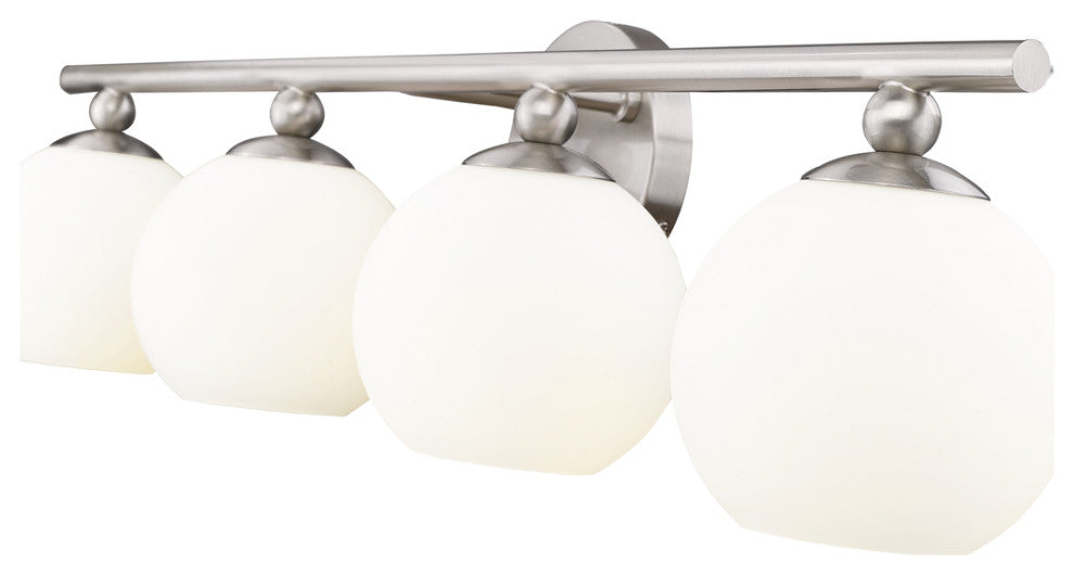 Z-LITE 4-Light Vanity, Brushed Nickel