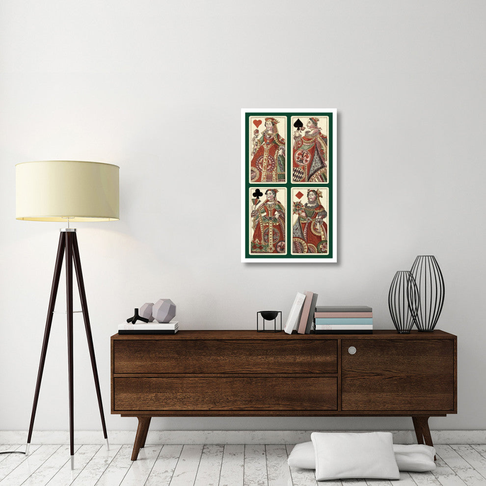 "Queens (Bauern Hochzeit Deck)" Print by Andreas Benedictus GÃŒÂ¦bl, 24"x38"