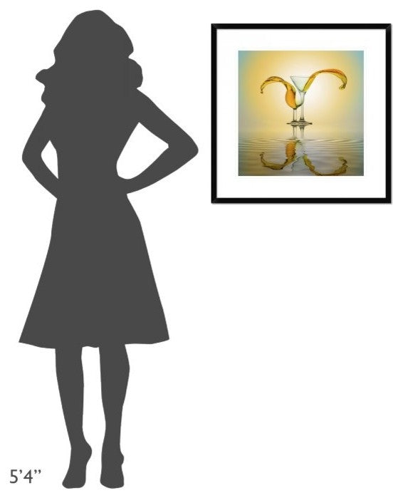 "You And Me" Framed Digital Print by Ganjar Rahayu, 26"x26"