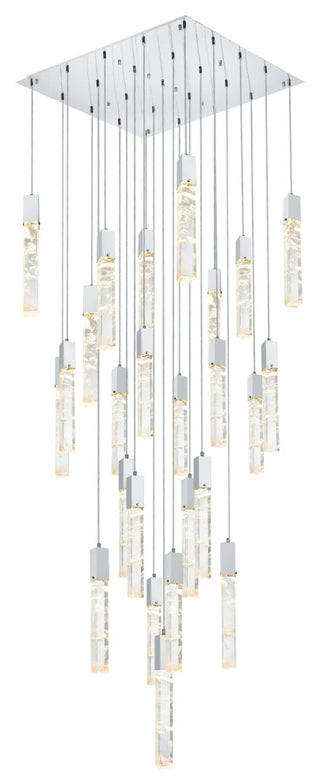 Home Living 36" Chandelier, Chrome