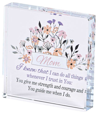 Tabletop Glass Mom I Know That I Can 3x3