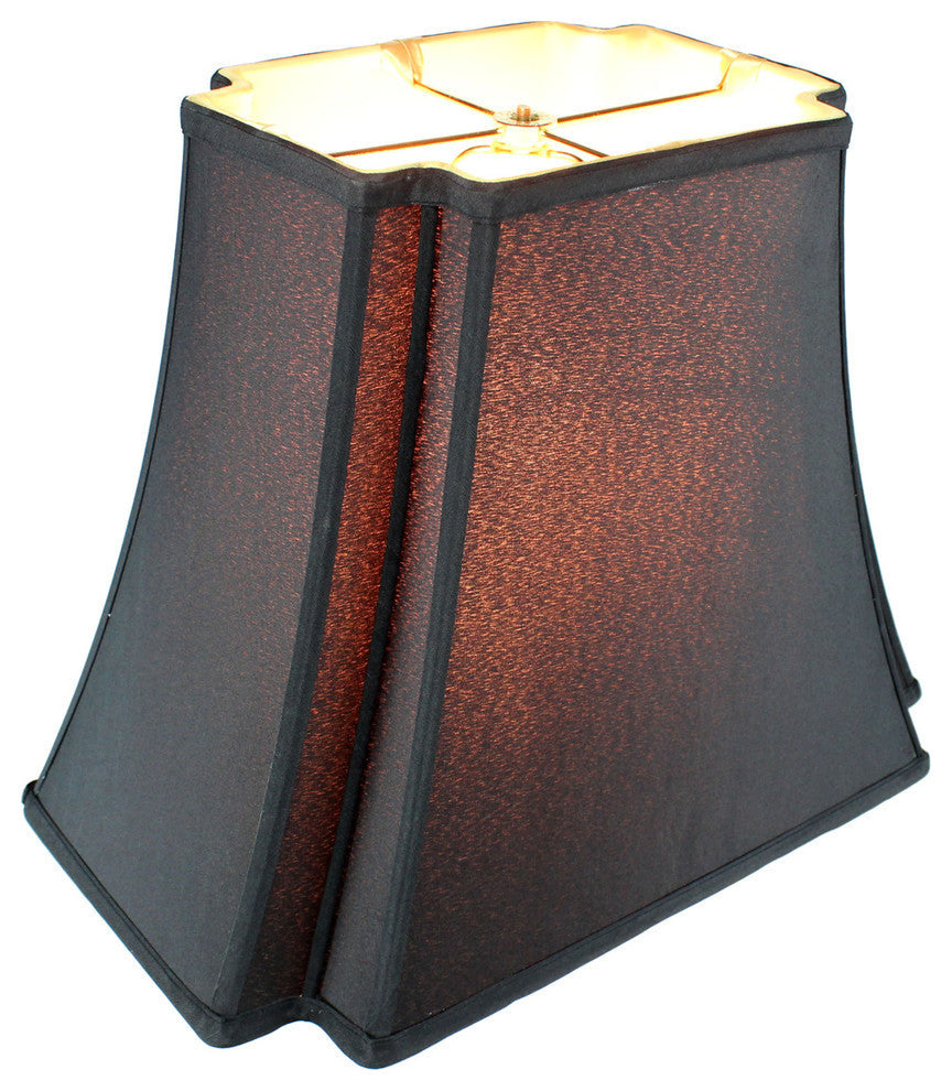 Premium Lampshade, Black With Gold Liner