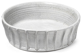 Silone Large White Ceramic Bowl